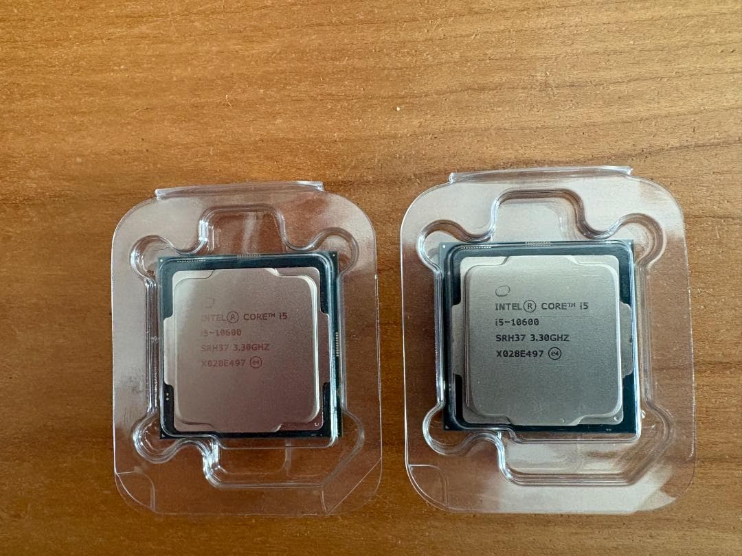 Intel Core i5-10600 CPU 3.30GHz (2個)