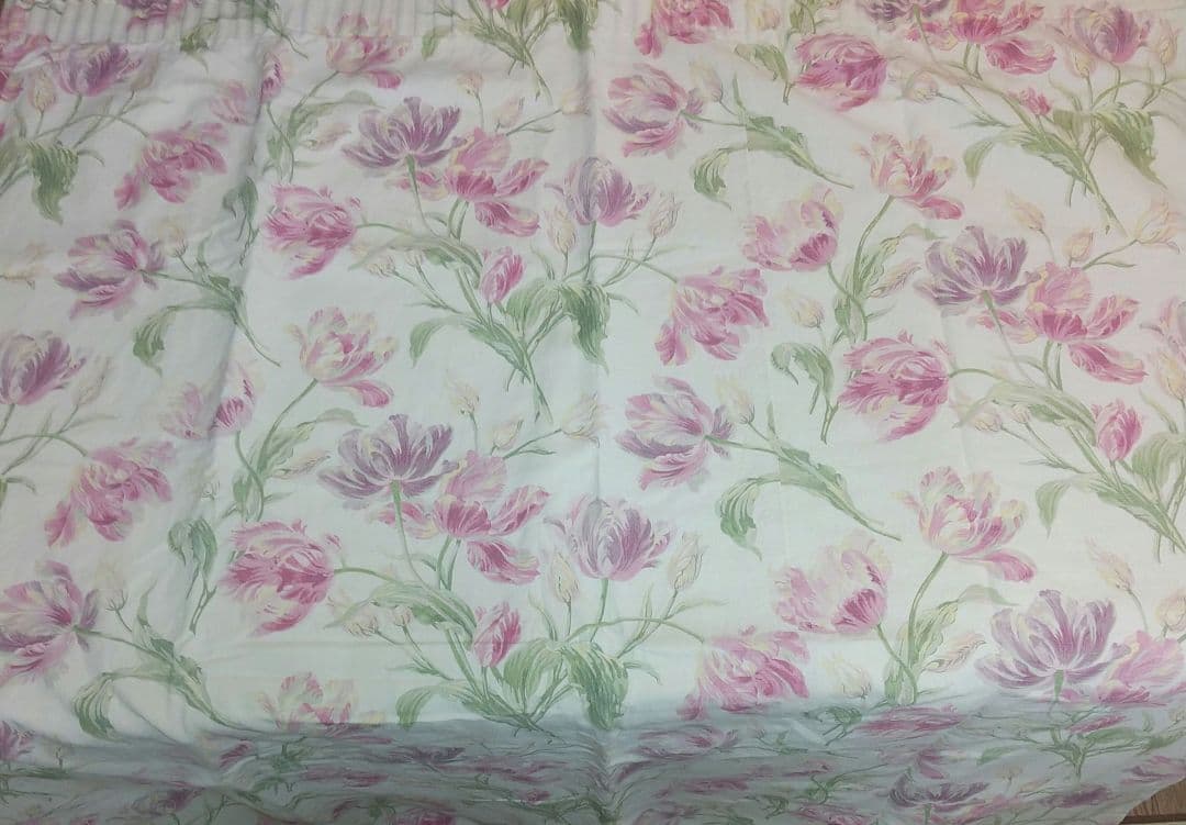 一枚ローラアシュレイゴスフォードシクラメン カーテン