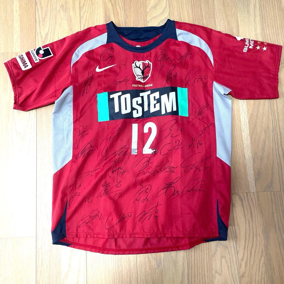 鹿島アントラーズ　2007シーズンレプリカユニフォーム　Ｌサイズ 選手サイン付き