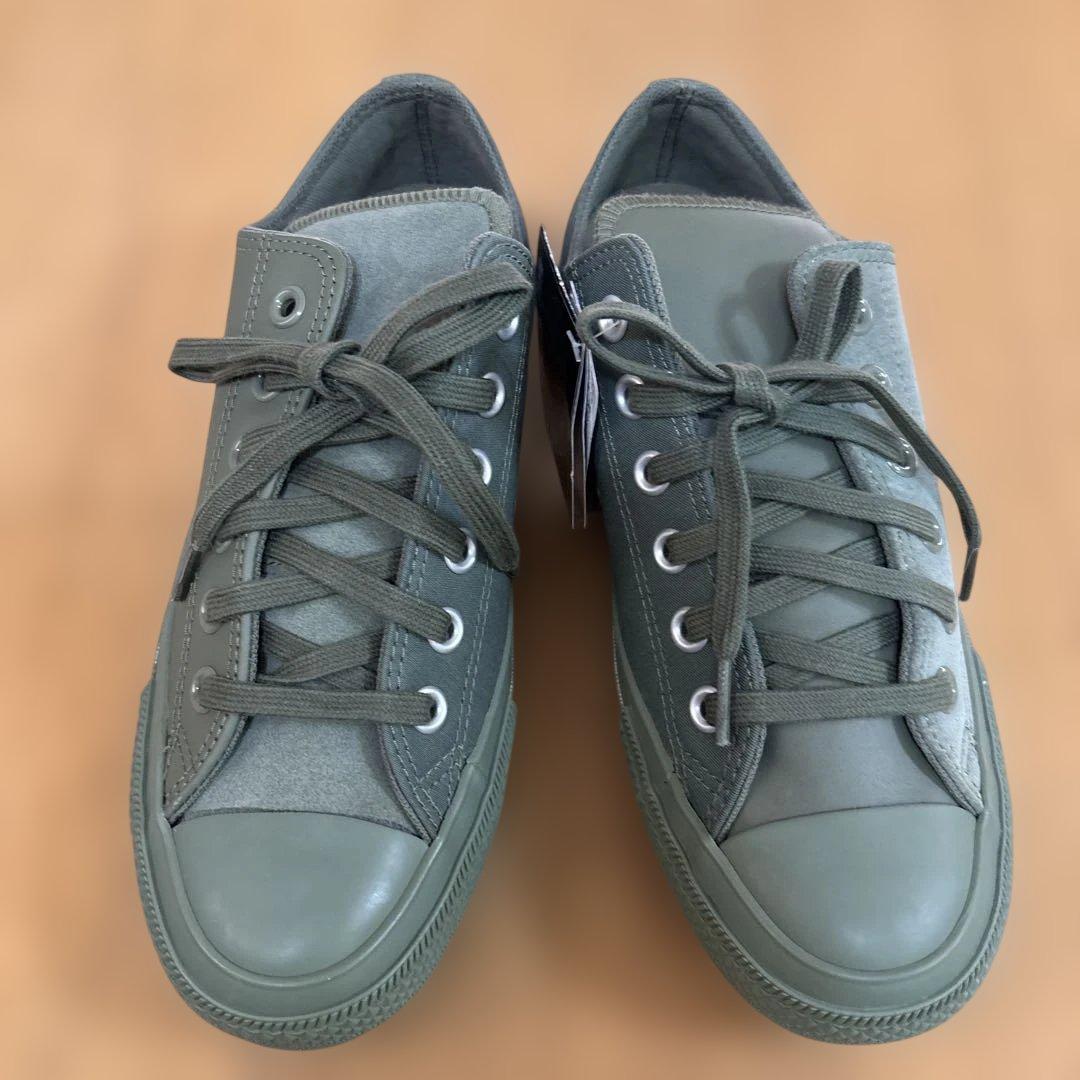 新品未使用　エンジニアードガーメンツ×コンバース×ビームス　スニーカー　オリーブ