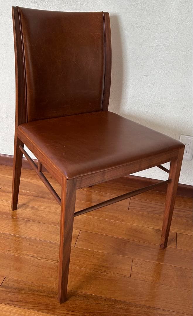 リッツウェル　SCHOLAR 革張り　ダイニングチェア 1脚