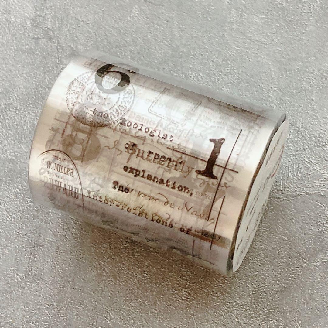 如你所愿文创《花莳—印记》海外マスキングテープ　マステ 【2323】