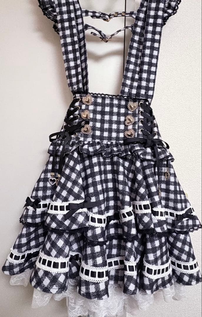 【Liz Lisa】はしごリボンギンガムティアードスカパン