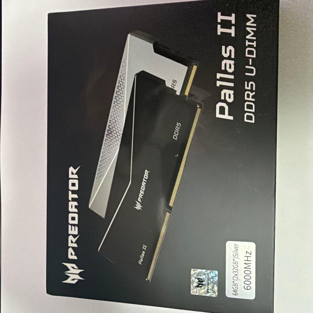 メモリー Pallas II DDR5 U-DIMM 64GB (2x32GB)