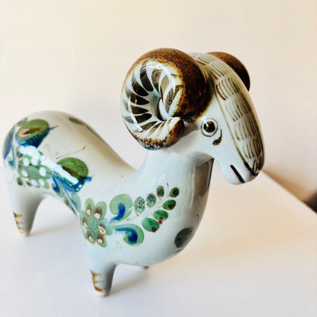 EL PALOMAR トナラ焼 羊像 / Tonala Folk Art