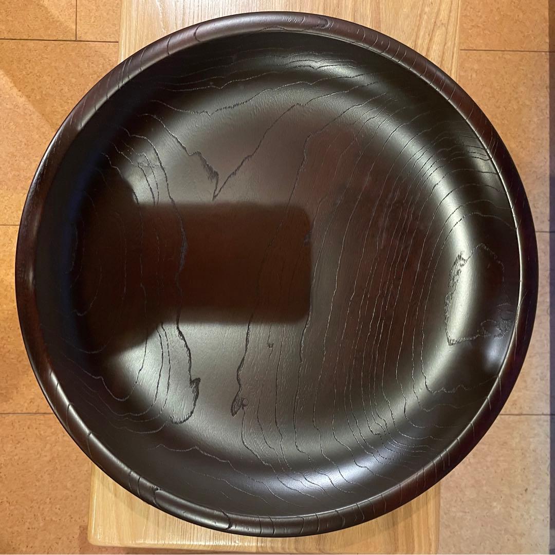 ◆希少◆大野の里　木の器　三本木工芸　大皿直径40cm  岩手工芸　天然無垢材