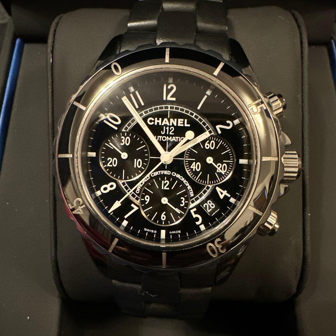 CHANEL J12 自動巻き クロノグラフ 腕時計