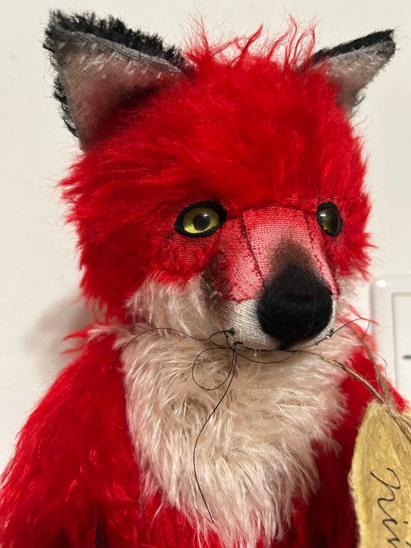 国内作家様　テディベア　ぬいぐるみ　きつね　金井二一奈様