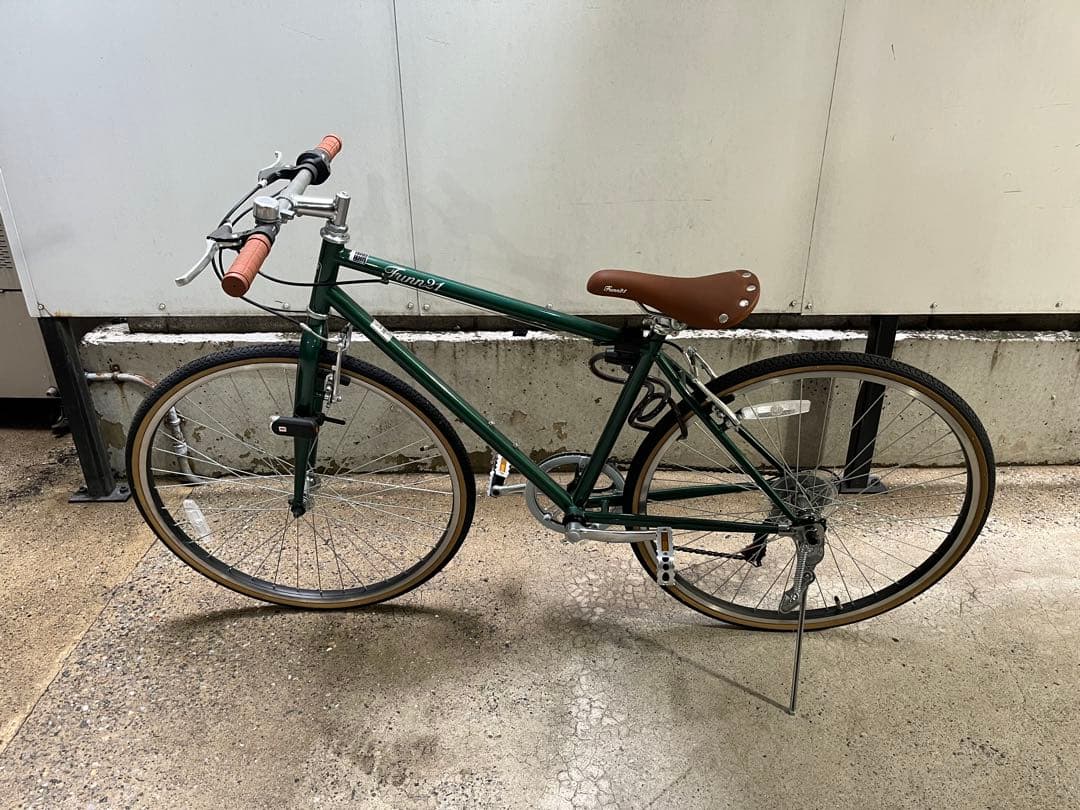 26インチ シマノ製6段変速 クロスバイク（グリーン） 関東付近での直接取引限定
