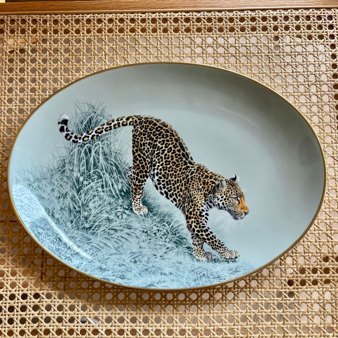 (専用)エルメス　赤道直下のスケッチ　オーバルプレート