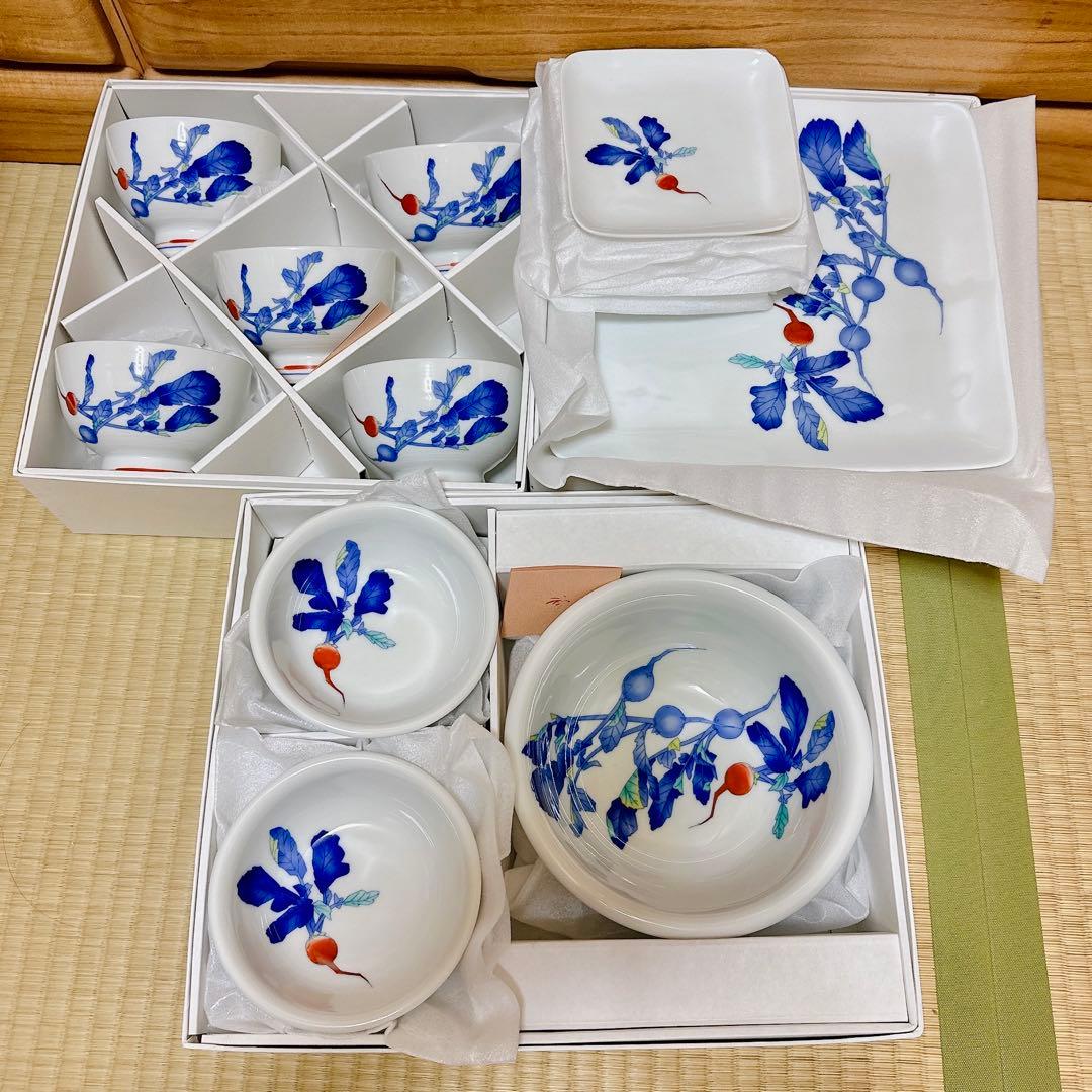 718香蘭社赤檜町工房 かぶら サラダセット パーティーセット 碗セットまとめ