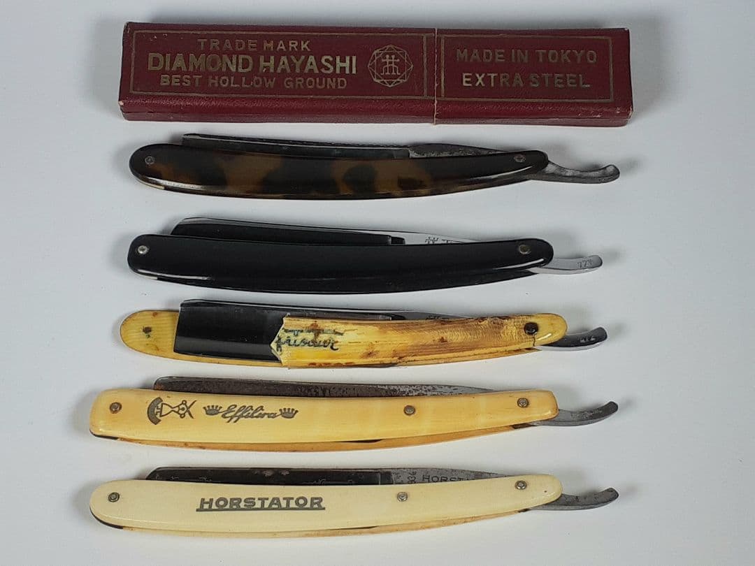 SOLINGEN　西洋剃刀　5点　ドイツ製　ゾーリンゲン　カミソリ　レザー