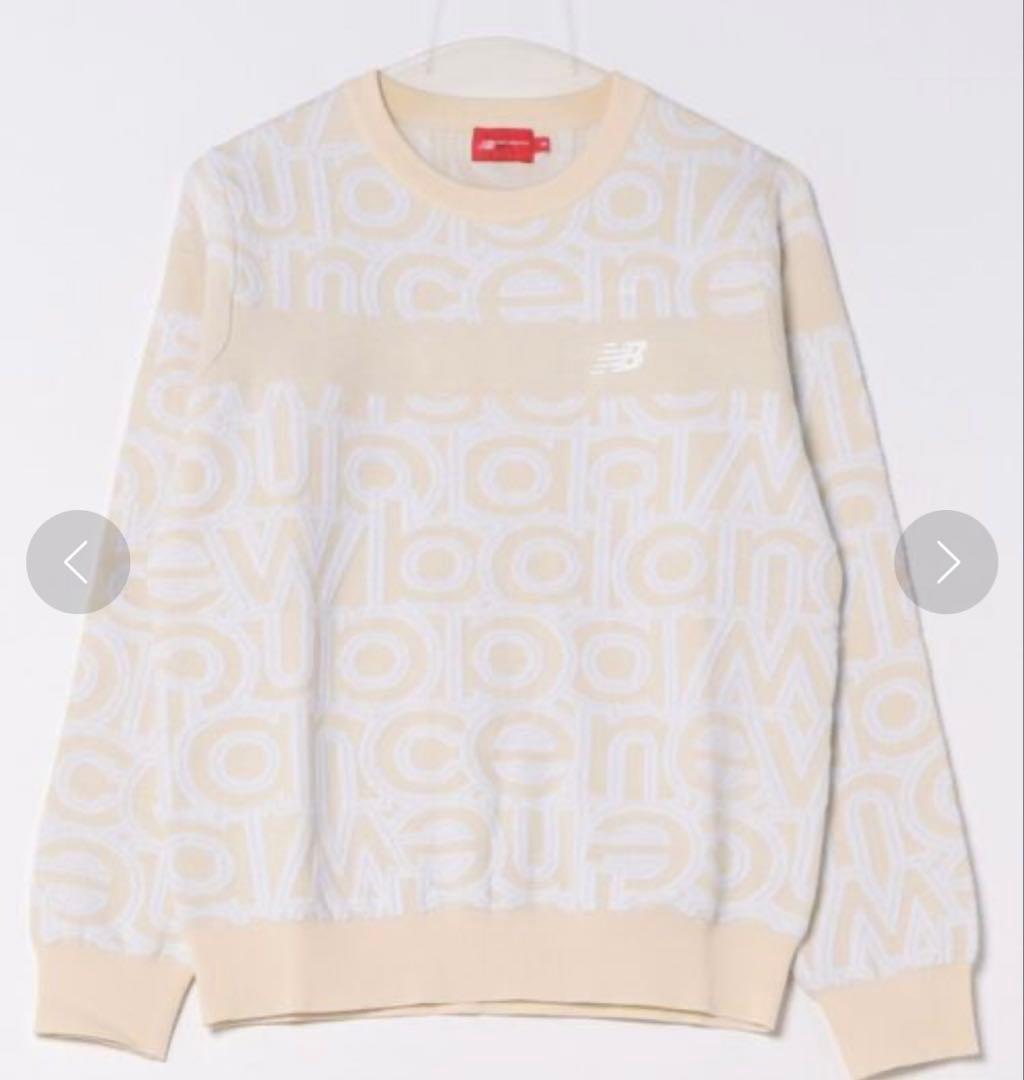 ニューバランス　ニットせ-タ- ゴルフ　新品　べ-ジュ　XL