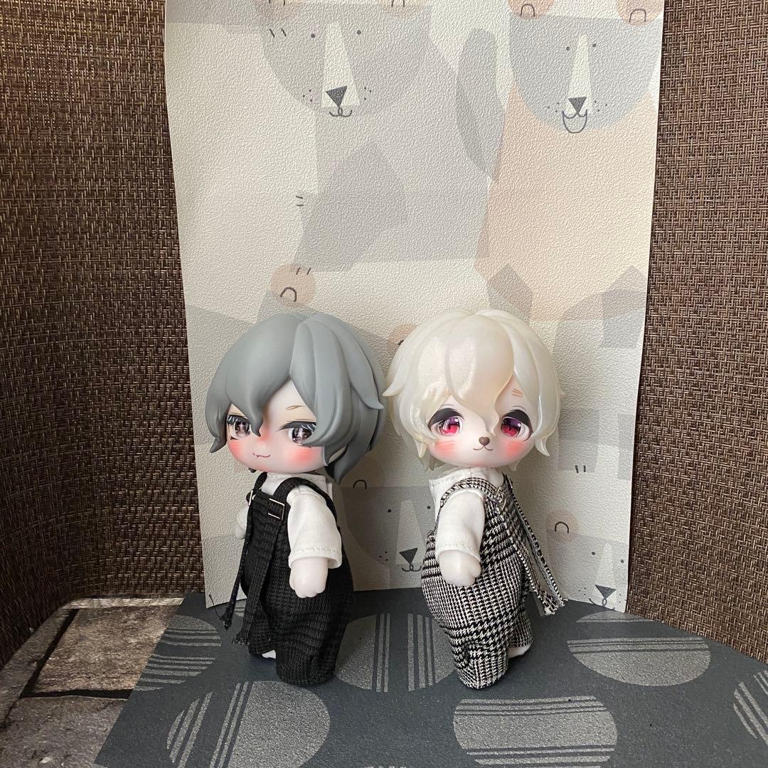 専用　1/12サイズ サロペットとカットソー　綿綿　ハンドメイド　アウトフィット