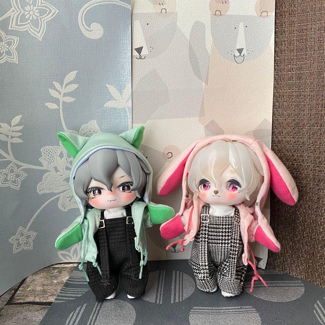 専用　1/12サイズ サロペットとカットソー　綿綿　ハンドメイド　アウトフィット