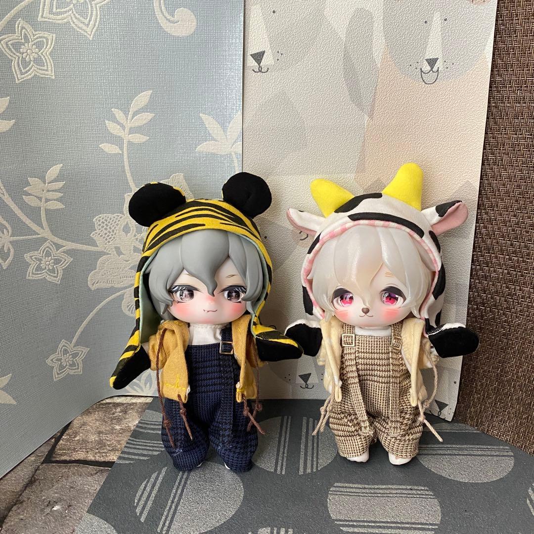 専用　1/12サイズ サロペットとカットソー　綿綿　ハンドメイド　アウトフィット