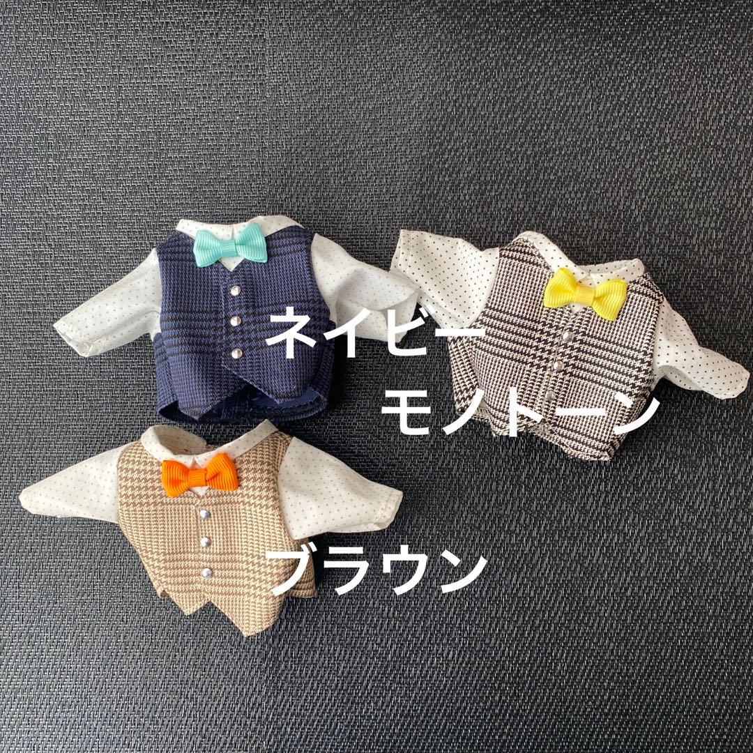 専用　1/12サイズ サロペットとカットソー　綿綿　ハンドメイド　アウトフィット