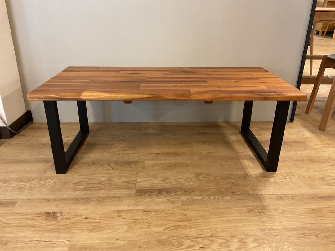 協立工芸　ジャック110 アカシア材　ブラック脚　新品