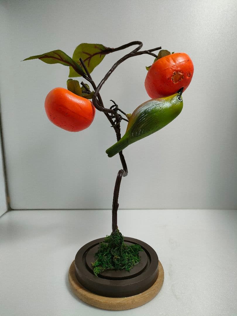 メジロ　バードカービング