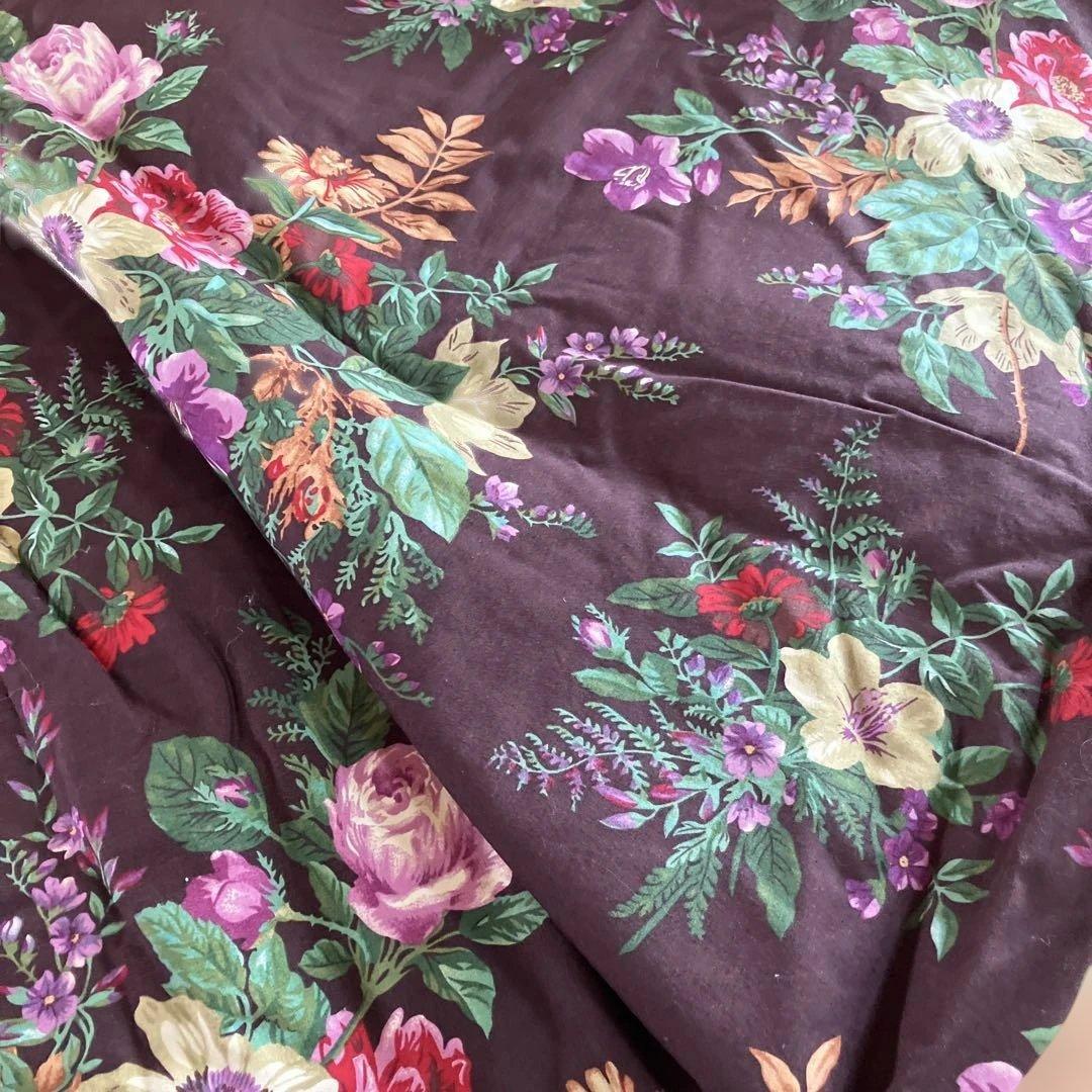 ラルフローレン　掛け布団カバー　クィーンサイズ　　美品　秋色