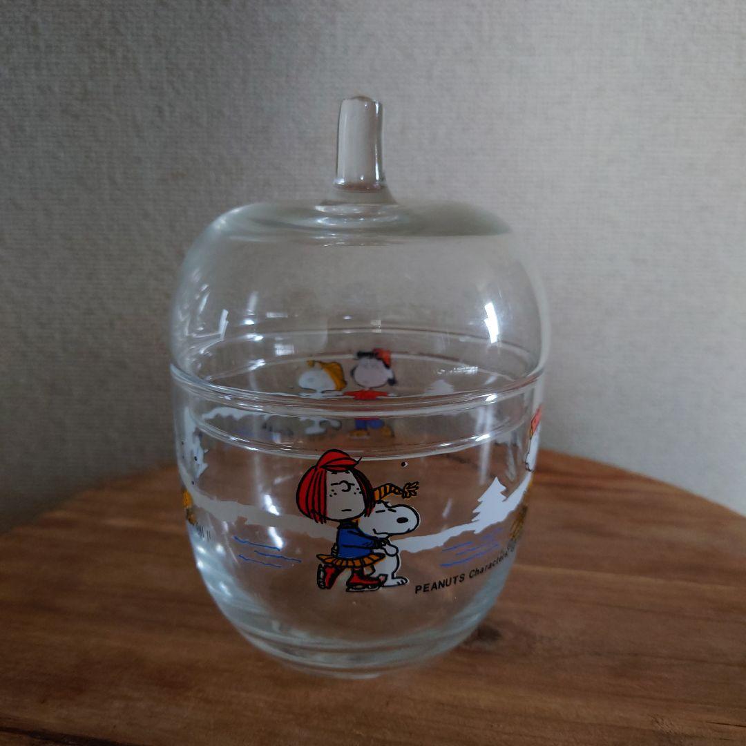 スヌーピー ガラス 器 レトロ アンティーク