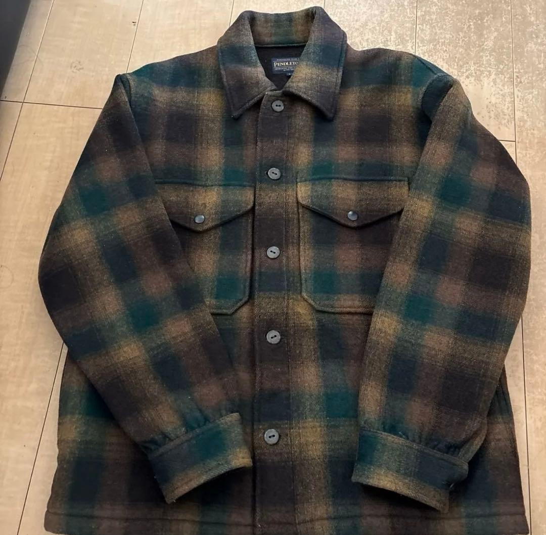 ペンドルトン PENDLETON ウール チェック柄 ジャケット CPO