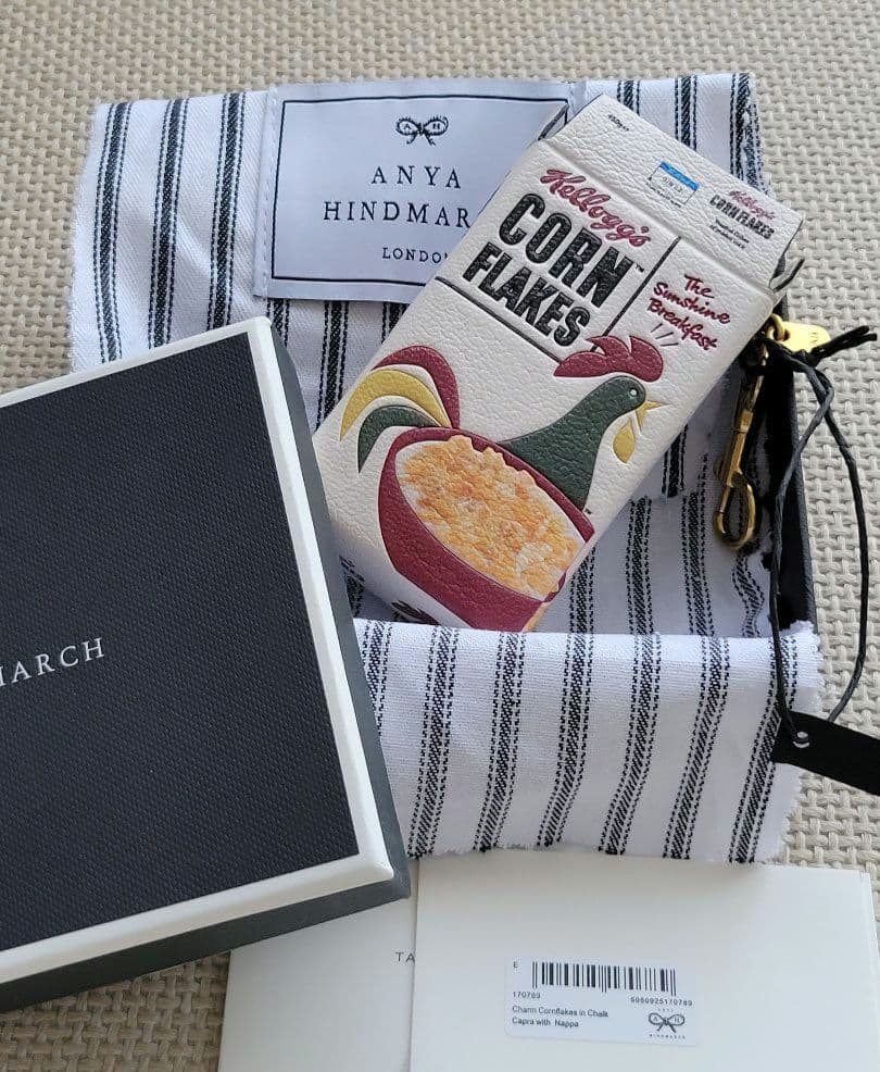 【美品・レア】Anya Hindmarch Corn Flakes キーチャーム