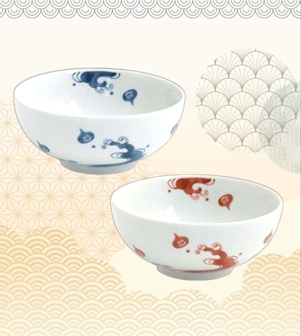 Tachikichi ドラクエ アウトレット スライム 波文 ボウル 2個