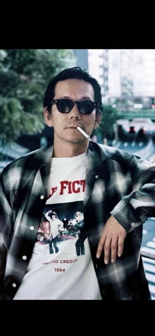 ワコマリア24FWオープンカラーオンブレチェックシャツL★キムタク着　野村訓市着