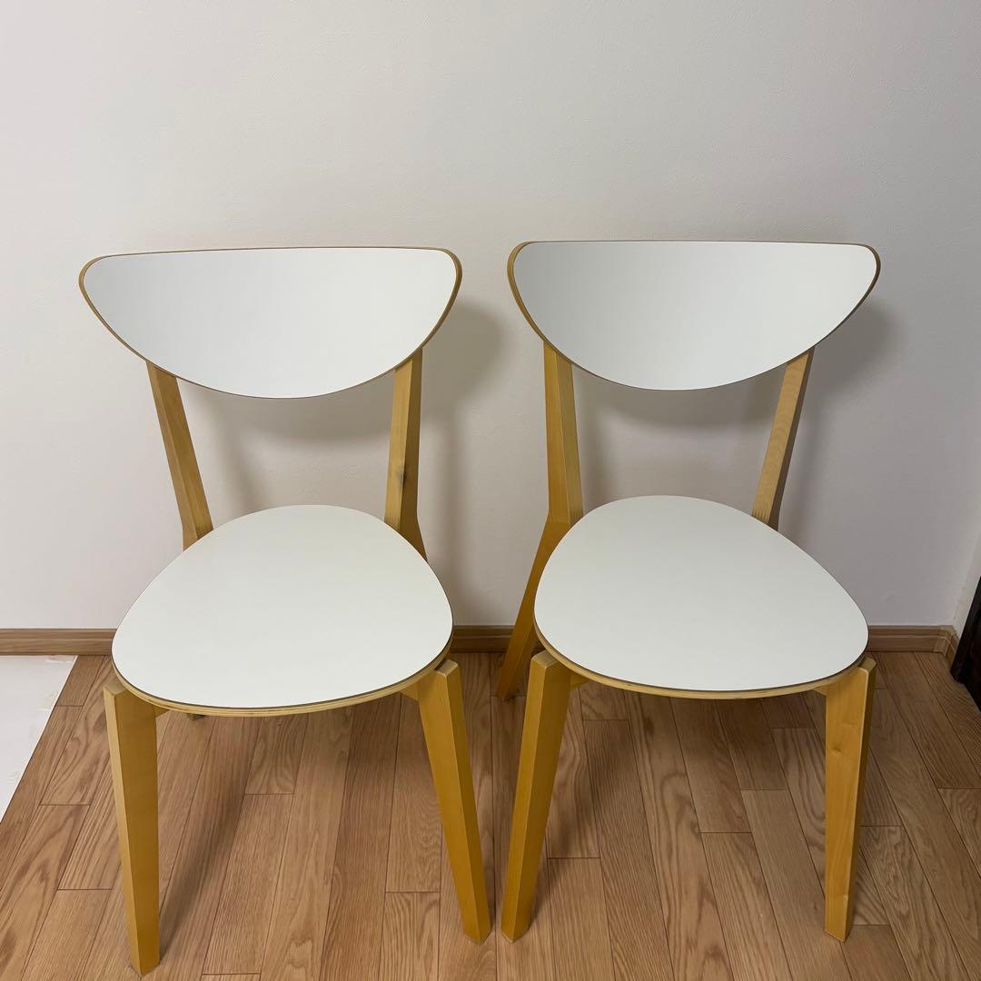 IKEA ダイニングチェア NORDMYRA ノールドミーラ　2脚セット