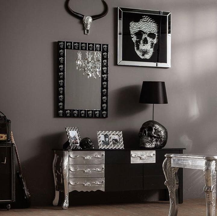 【展示品】KARE ドクロミラー 完売品 世界数量限定品 YOSHIKI