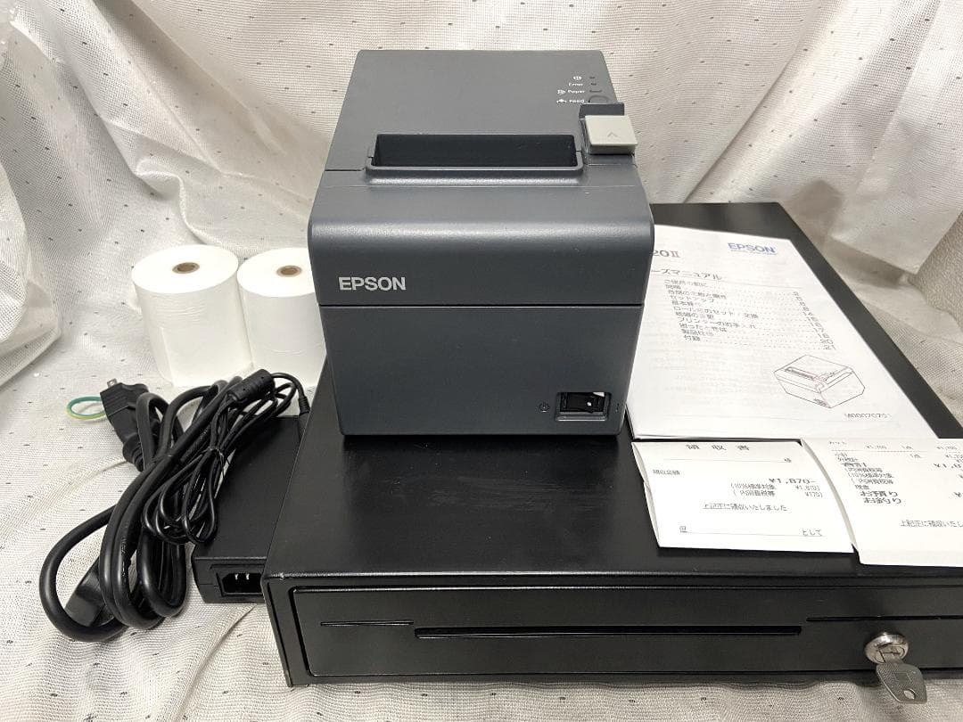 ■エプソン　サーマルプリンター＆ドロアー　TM-T20Ⅱ■エアレジ対応　動確済
