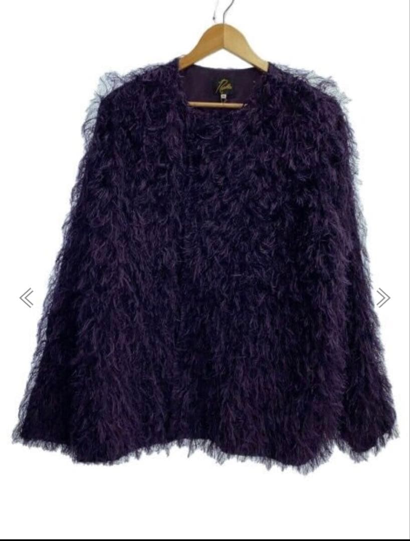 Needles 23aw フリンジスナップカーディガンM ポリエステル