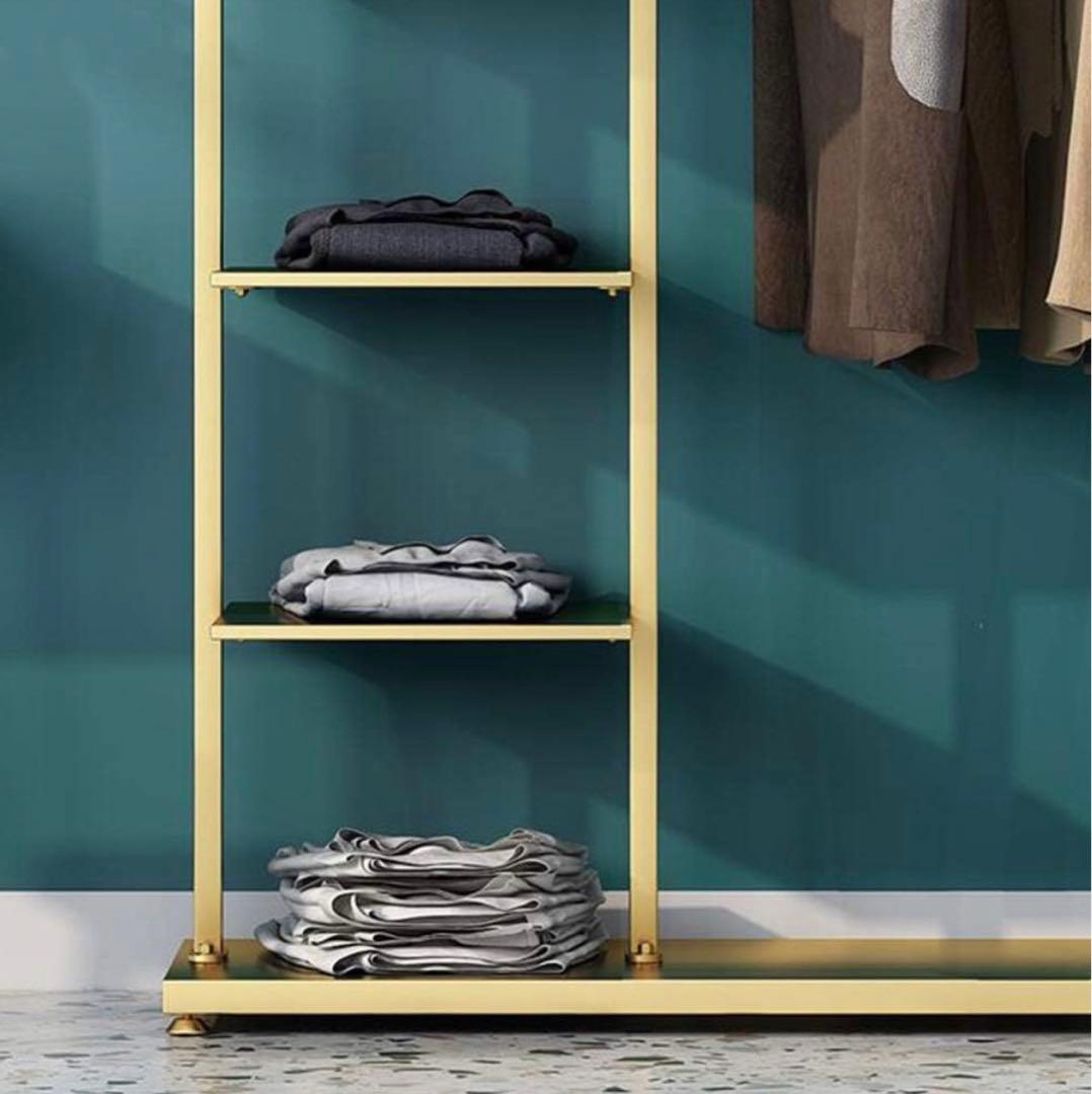 ゴールド　ハンガーラック　モダン