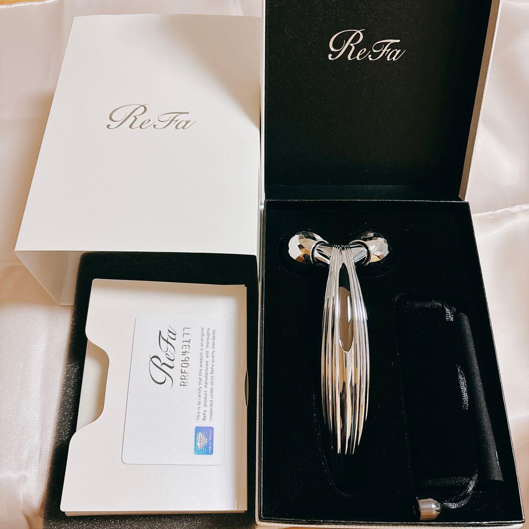 【24時間以内発送】ReFa CARAT 美顔ローラー　保証書・おまけ付