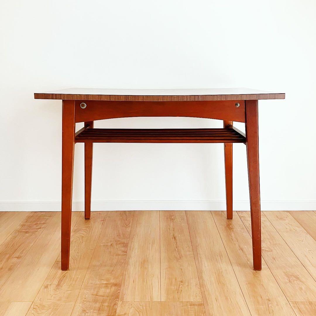 センターテーブル　古家具　昭和レトロ　デスク　古道具　ビンテージ