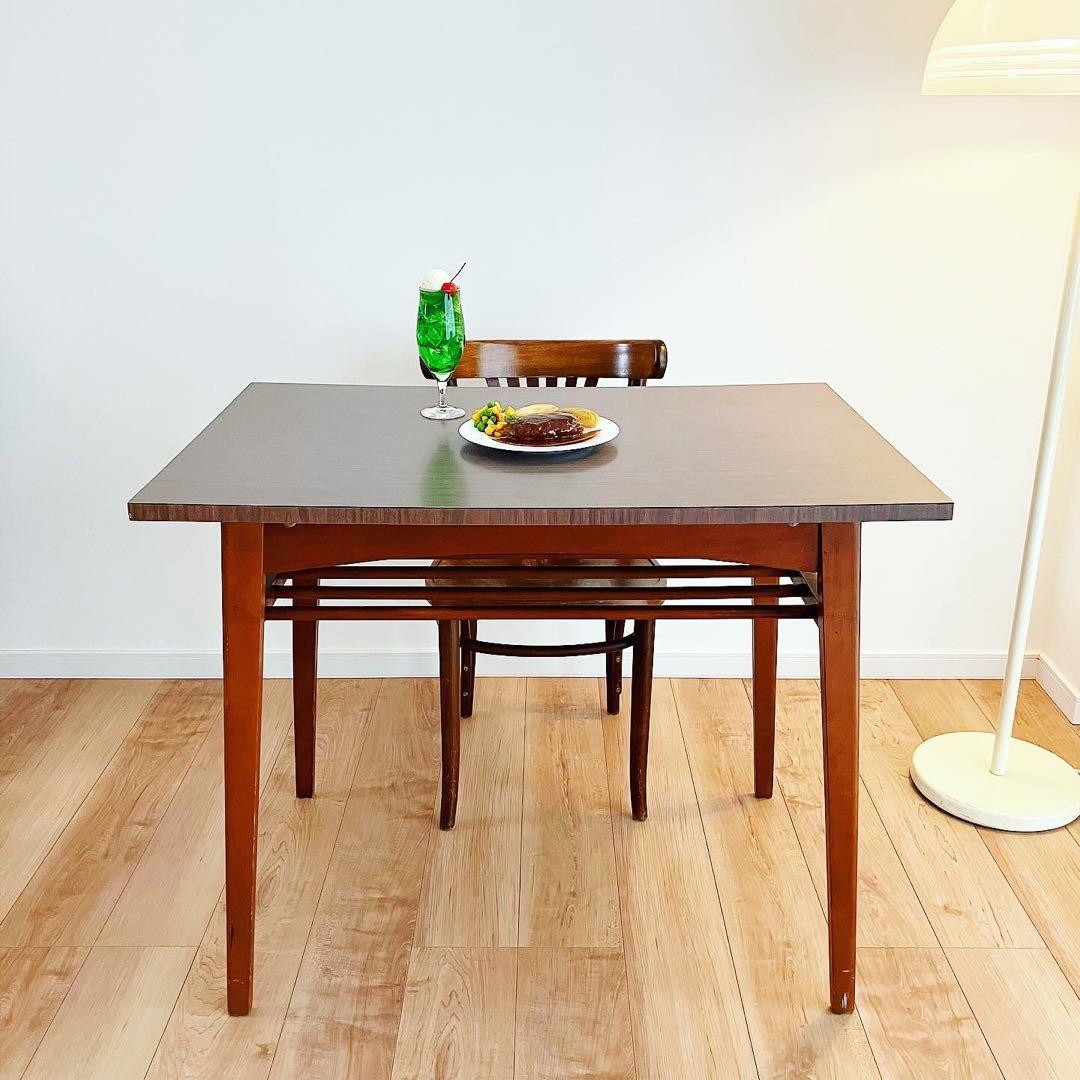 センターテーブル　古家具　昭和レトロ　デスク　古道具　ビンテージ