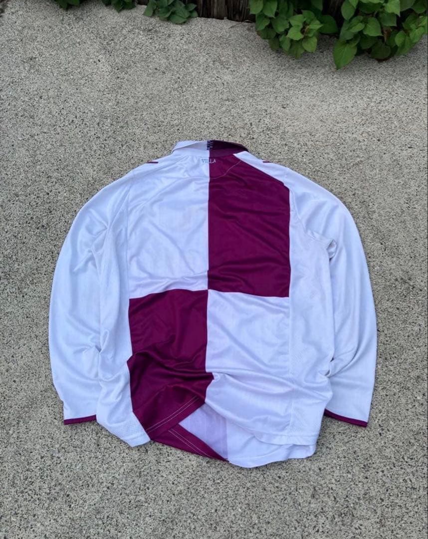 【超希少 美品】macron xアストンヴィラ アウェイユニフォーム 長袖 XL