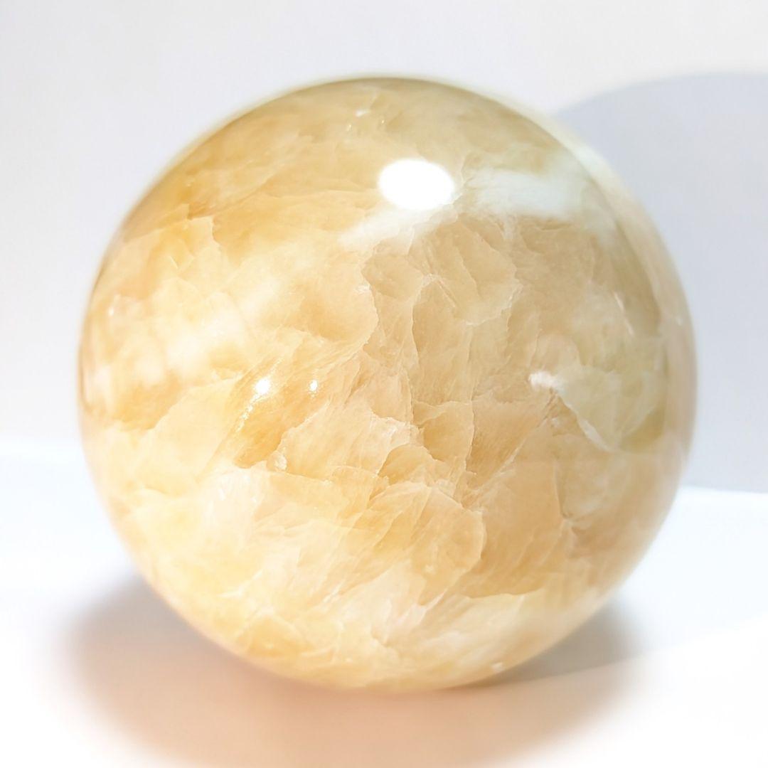 天然石　アラゴナイト　丸玉