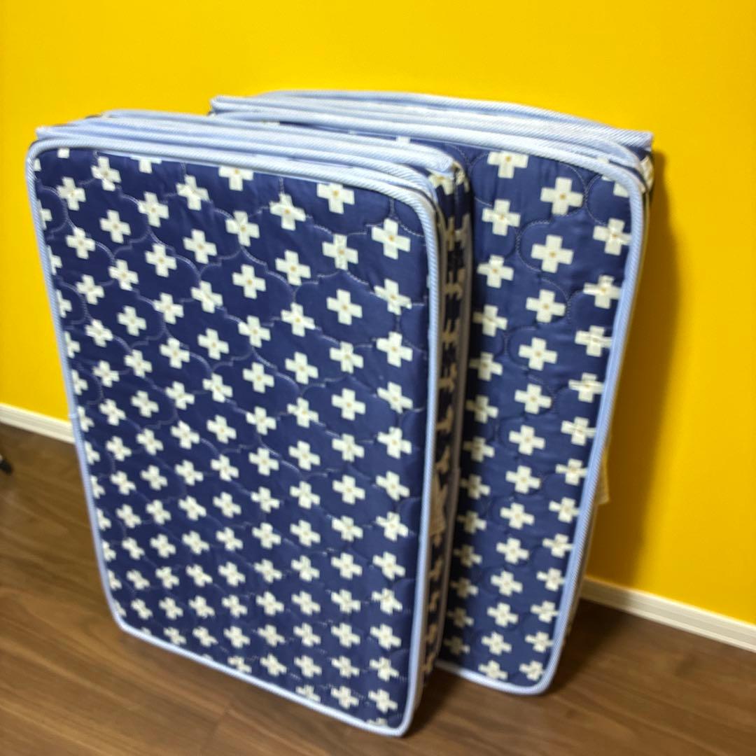 ココナッツパームマット　三つ折り　2段ベッド　敷きマット