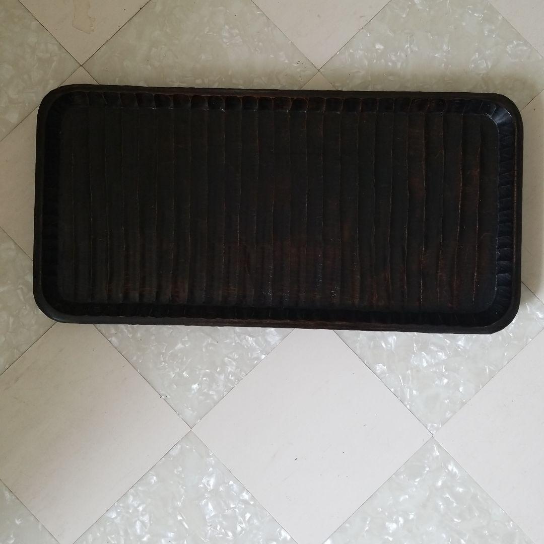 棗-ナツメ　カンナ目42.5長手盆　お値下げいたしました。