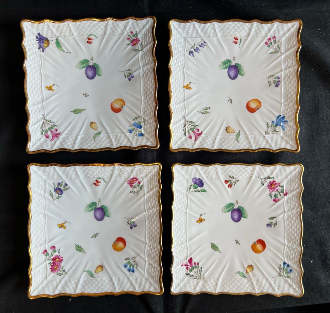 リチャードジノリ　ペルージャ　スクエアプレート　15.5cm