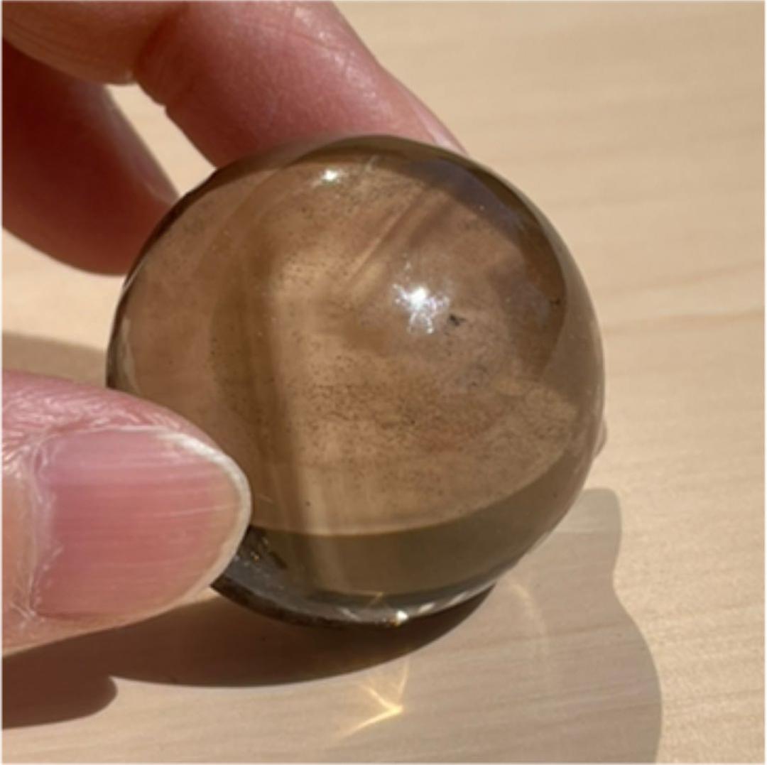 ガウリシャンカール産スモーキークォーツ　如意宝珠③