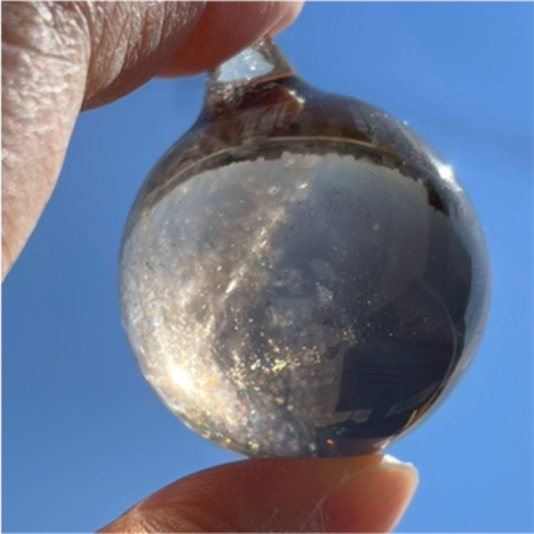 ガウリシャンカール産スモーキークォーツ　如意宝珠③