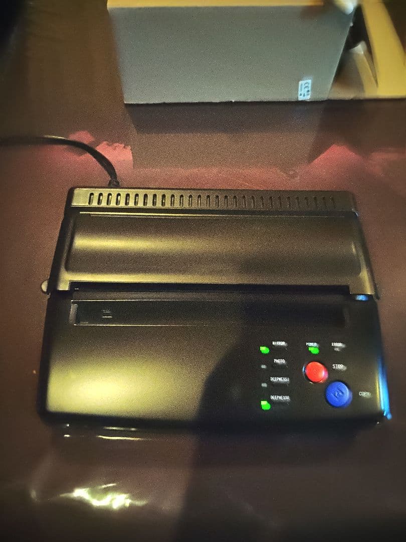 タトゥーサーマルコピー機