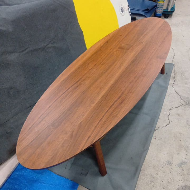 週末お値下げIKEAストックホルム ウォールナット オーバルセンターテーブル