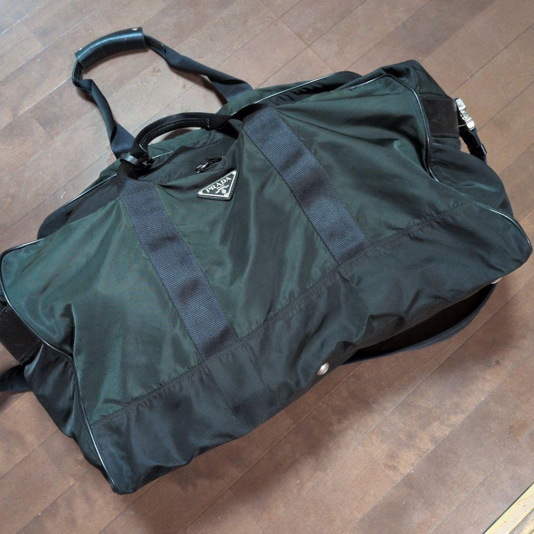 PRADA ボストンバッグ ブラック　難有りです