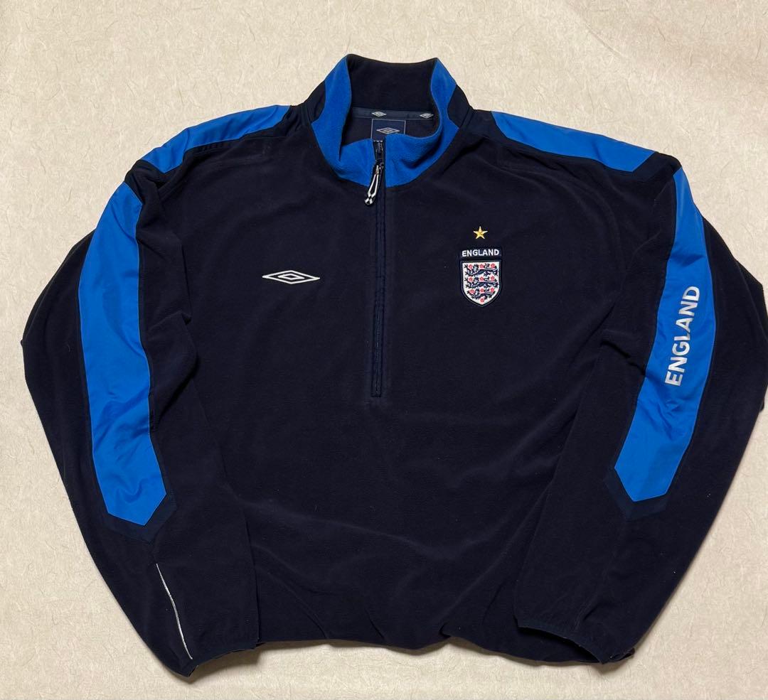 アンブロ　イングランド代表　ハーフジップ　フリース