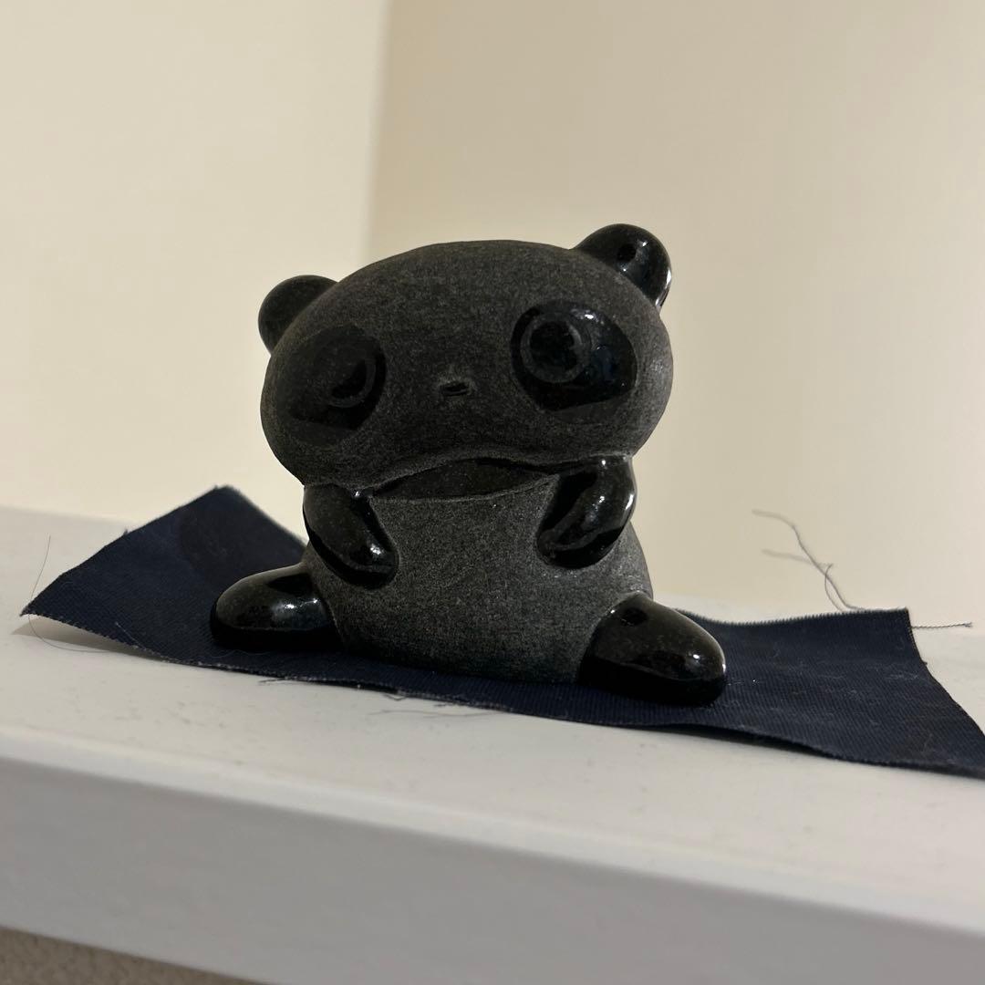 【レア】たれぱんだ　御影石　置物　石像　約7cm 希少