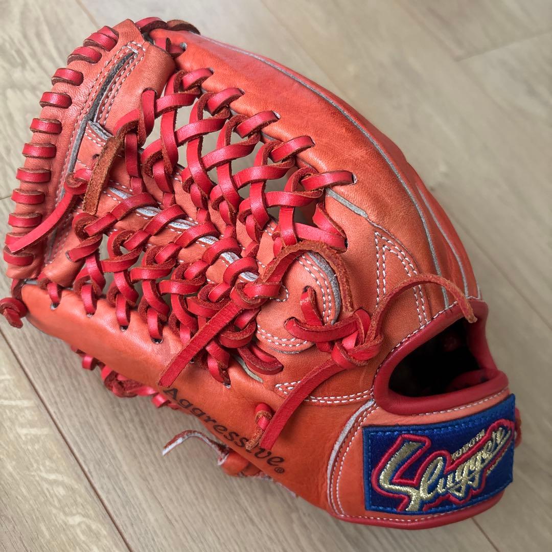 久保田スラッガー KSN-J6V オレンジ 軟式グローブ